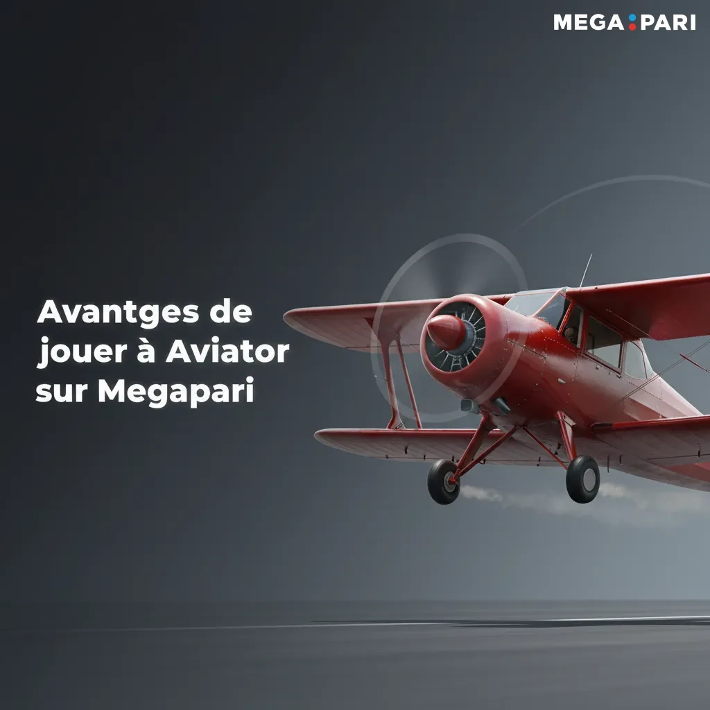 Visuel des avantages d’Aviator sur Megapari: multiplicateur live, mises rapides, outils auto, dépôts MAD, appli, démo.