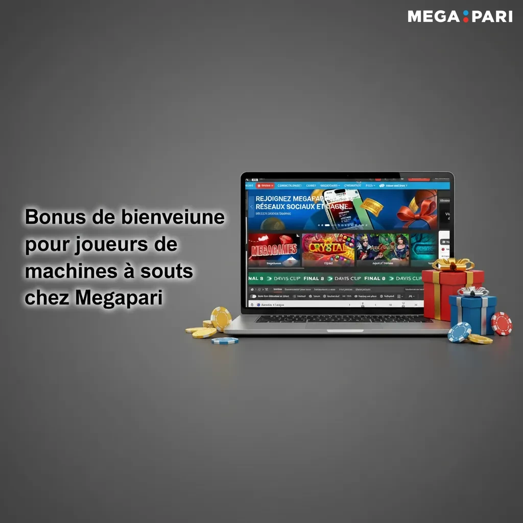 Bannière Megapari: bonus machines à sous 200% jusqu’à 16 950 MAD + 150 tours gratuits pour nouveaux joueurs