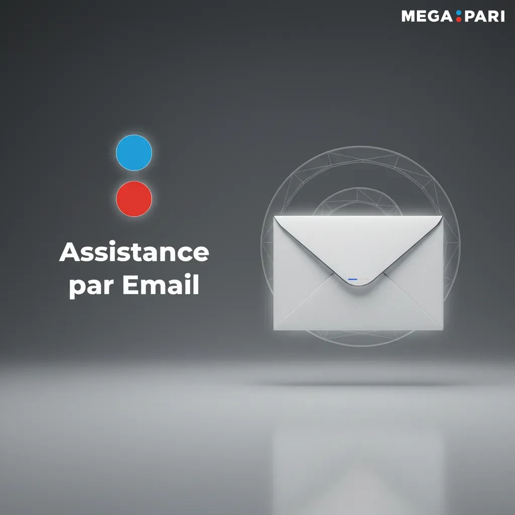 Assistance par email: support@megapari.com, security@megapari.com. Réponse 1–12 h (max 24). Idéal pour KYC et réclamations.