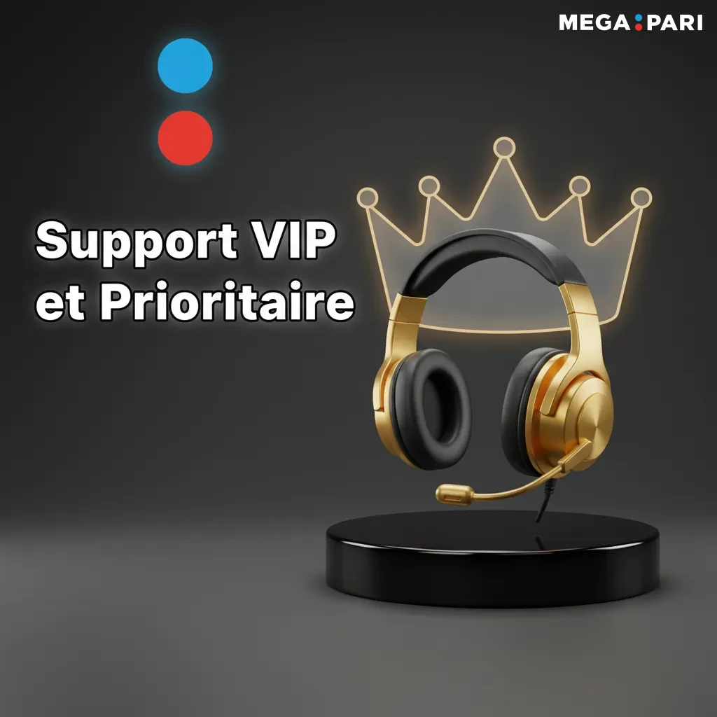 Bannière Support VIP: prioritaire chat 1–3 min, email 15–60, KYC accéléré, limites élevées, offres exclusives.