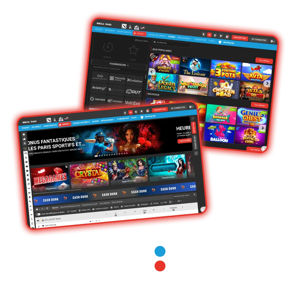 Découvrez Megapari et commencez à profiter des avantages du casino.